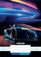 Nebulo Vagány minták 32 lapos A5 1. osztályos vonalas füzet - Mintás