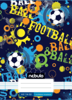 Nebulo Vagány minták 32 lapos A5 1. osztályos vonalas füzet - Mintás