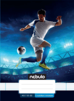 Nebulo Vagány minták 32 lapos A5 vonalas füzet - Mintás