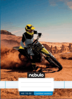 Nebulo Vagány minták 32 lapos A5 vonalas füzet - Mintás