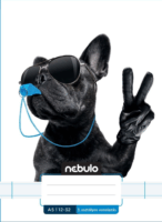 Nebulo Vagány minták 32 lapos A5 vonalas füzet - Mintás