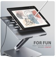 AXAGON HMC-STND Laptop állvány beépített dokkolóval 100W