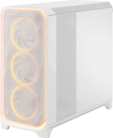 Fractal Design Meshify 3 XL Ambience Pro RGB Full Tower Számítógépház + 3db 140mm ARGB ventilátor - Fehér
