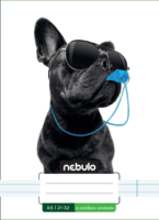 Nebulo Vagány minták II. 32 lapos A5 4. osztályos vonalas füzet - Mintás