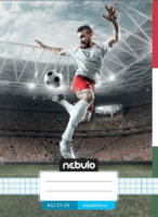 Nebulo Vagány minták 32 lapos A5 kockás füzet - Mintás