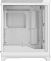 Fractal Design Meshify 3 TG Midi Torony Számítógépház + 3db 140mm ventilátor - Fehér