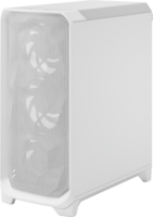 Fractal Design Meshify 3 TG Midi Torony Számítógépház + 3db 140mm ventilátor - Fehér