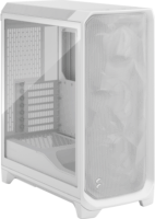 Fractal Design Meshify 3 TG Midi Torony Számítógépház + 3db 140mm ventilátor - Fehér