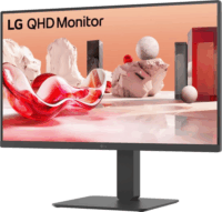 LG 27" 27BA54QB-B 16:9 QHD IPS LCD Monitor 75Hz - Fekete