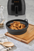 TOO SL-3252 összecsukható kerek szilikon forma forrólevegős sütőhöz 21cm - Többféle