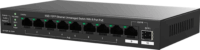 Tenda TEG1110PF-8-120W Fémházas 9+1-port Gigabit PoE Switch