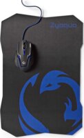 Nedis GMMP200BK Vezetékes Gaming Egér + Egérpad - Fekete