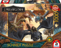 Schmidt Spiele Így neveld a sárkányodat: Támadásra kész 1000 darabos puzzle