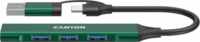 Canyon DS-02 USB-A/USB-C 4-port HUB - Zöld
