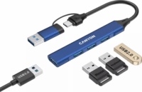 Canyon DS-02 USB-A/USB-C 4-port HUB - Kék