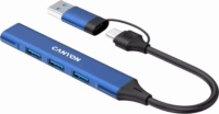 Canyon DS-02 USB-A/USB-C 4-port HUB - Kék