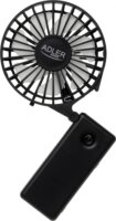 Adler AD7336 Összecsukható Hordozható mini ventilátor - Fekete