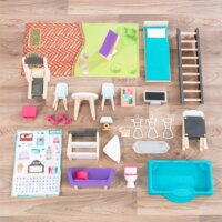 KidKraft Bianca City Life Fa Babaház Interaktív elemekkel