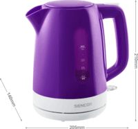 Sencor SWK 1025VT Vízforraló 1.0L 2200 Watt - Lila