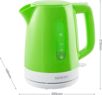Sencor SWK 1021GR Vízforraló 1.0L 2200 Watt - Zöld