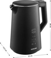 Sencor SWK 0600BK Vízforraló 1.7L 2200 Watt - Fekete