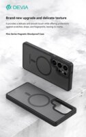 Devia ST124585 Pino Series Samsung Galaxy S25+ Mágneses Hátlapvédő Telefontok - Fekete