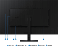 Samsung 37" LS37D700EAUXEN 16:9 4K UHD VA Monitor 60Hz - Fekete