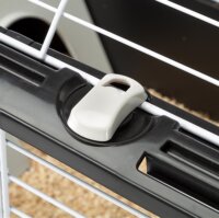 Ferplast Casita 80 Beltéri fém Rágcsáló ketrec (78 x 48 x 50 cm) - Fehér / Szürke