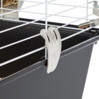 Ferplast Casita 80 Beltéri fém Rágcsáló ketrec (78 x 48 x 50 cm) - Fehér / Szürke