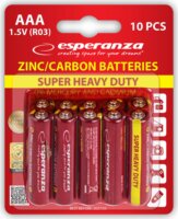 Esperanza EZB205 Cink Ceruzaelem AAA (10db/csomag)