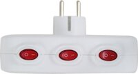 Esperanza ELK307W Hálózati elosztó 3 aljzatos - Fehér