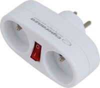 Esperanza ELK306W Hálózati elosztó 2 aljzatos - Fehér