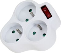 Esperanza ELK304W Hálózati elosztó 3 aljzatos - Fehér