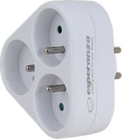 Esperanza ELK303W Hálózati elosztó 3 aljzatos - Fehér