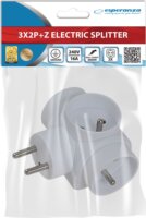 Esperanza ELK302W Hálózati elosztó 3 aljzatos - Fehér