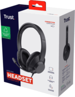 Trust 25460 Ayda Max Vezetékes Fejhallgató Headset - Fekete