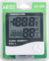 TOO DC-600 időjárás állomás ébresztőóra funkcióval - Fehér