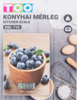 TOO KSC-710 Digitális Konyhai mérleg - Áfonya mintás