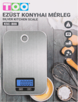 TOO KSC-800 Digitális konyhai mérleg - Ezüst