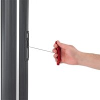 Vileda 174600 Sun-Rise Összecsukhato Ruhaszárító állvány 55 x 90 x 180 cm - Fekete / Ezüst