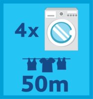 Vileda 174600 Sun-Rise Összecsukhato Ruhaszárító állvány 55 x 90 x 180 cm - Fekete / Ezüst