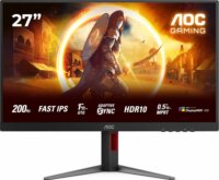 AOC 27" 27G4HA 16:9 Full HD IPS Gaming Monitor - Fekete / Piros