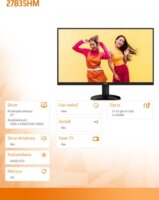 AOC 27" 27B35HM 16:9 FullHD VA Monitor 100Hz - Fekete