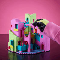 Mattel HYL45 MEGA Showcase Squid Game Építőjáték