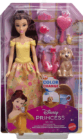Mattel JFC42 Disney hercegnők Belle baba kiskutyával