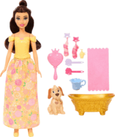Mattel JFC42 Disney hercegnők Belle baba kiskutyával