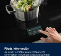 Electrolux EIS77453 Sense Boil & Fry 800 Beépíthető 4 zónás Indukciós Főzőlap 7400 Watt - Fekete