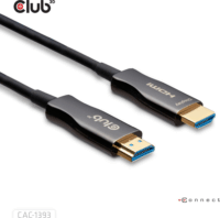 Club3D CAC-1393 HDMI 2.1 - HDMI 2.1 8K60Hz Aktív optikai kábel 50m - Fekete