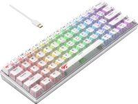 Havit KB903L GameZon Mechanikus Vezetékes Billentyűzet ENG - Fehér / Átlátszó