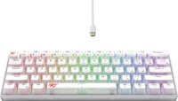 Havit KB903L GameZon Mechanikus Vezetékes Billentyűzet ENG - Fehér / Átlátszó